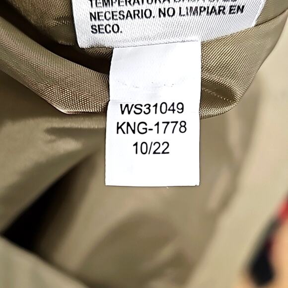 LIV Outdoor Women Taupe Cinch Waist 2 Pocket Wind&Water Resistant Jacket Size L - Picture 11 of 11